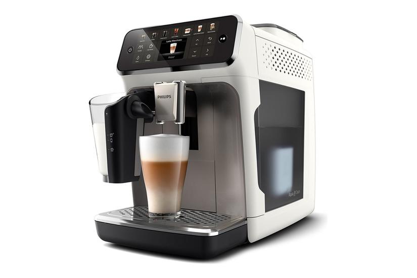 Philips Series 4400 Ep4443 Automatisk Kaffemaskine Med Capuccinatore Bar Sølv Hvid