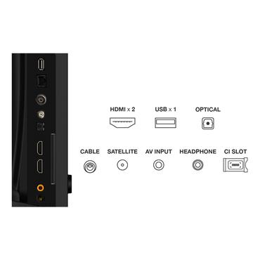 TCL S59K 32S59K TV 81.3 cm (32 ) Full HD Smart TV Wi-Fi Metallic