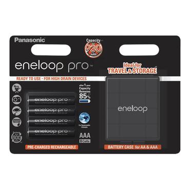 Panasonic eneloop pro BK-4HCDEC4BE batteri - 4 x AAA - NiMH