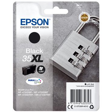 Epson 35XL - XL - svart - original - bl&auml;ckpatron
