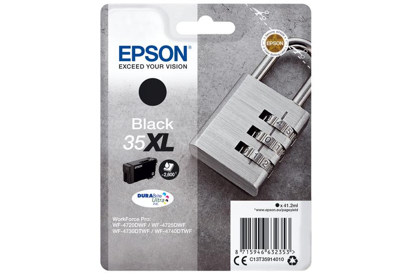 Epson 35XL - XL - svart - original - bl&auml;ckpatron