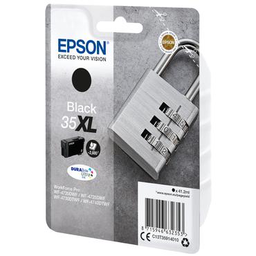Epson 35XL - XL - svart - original - bl&auml;ckpatron