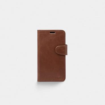 Trunk iPhone 12 mini Wallet Leather Brown