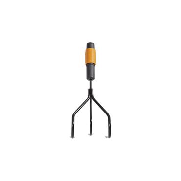 Fiskars QuikFit Sort, Orange H&aring;ndkultivator