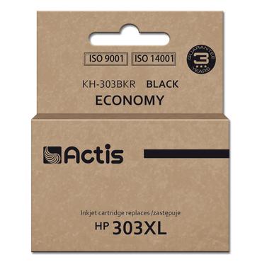 Actis KH-303BKR blæk til HP printer, erstatning HP 303XL T6N04AE; Premium; 20 ml; 600 sider; sort