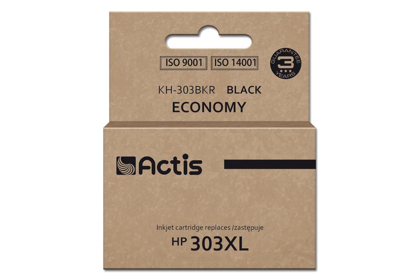 Actis KH-303BKR blæk til HP printer, erstatning HP 303XL T6N04AE; Premium; 20 ml; 600 sider; sort