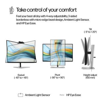 HP 727pm IPS QHD 2560x1440@100Hz DP/HDMI/USB-C 350cd 5ms