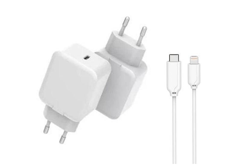 CoreParts strømforsyningsadapter - 5V-12V, 110-230V - 24 pin USB-C - 20 Watt