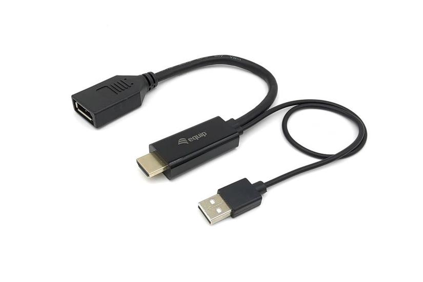 Equip 119039 videokabel adapter 0,15 m HDMI Type A (Standard) DisplayPort Sort
