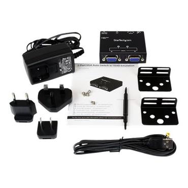 StarTech.com 2-Port VGA Auto Switch Box w/ Priority Switching and EDID Copy