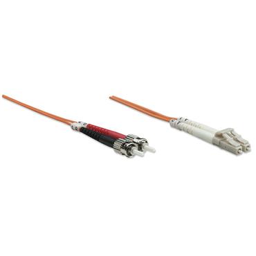 Intellinet 1.0m LC-ST M/M InfiniBand og fiberoptisk kabel 1 m Orange