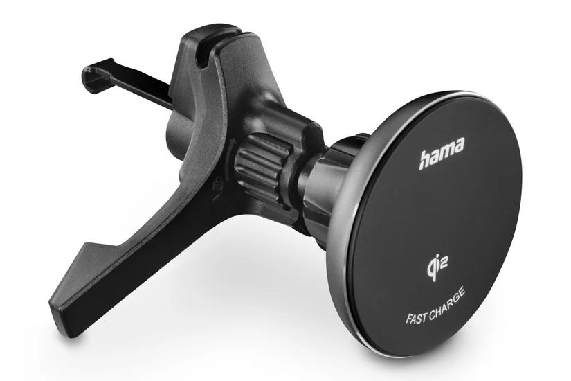 Hama 00201736 oplader til mobil enhed Smartphone Sort USB Trådløs opladning Hurtig opladning Automatisk