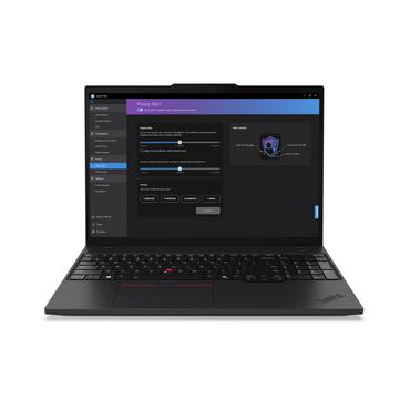  Lenovo ThinkPad T16 Gen 3 Intel Core Ultra 5 125U Laptop 40.6 cm (16") Touchscreen WUXGA 16 GB DDR5-SDRAM 512 GB SSD Wi-Fi 6E (802.11ax) Windows 11 Pro UK English Black