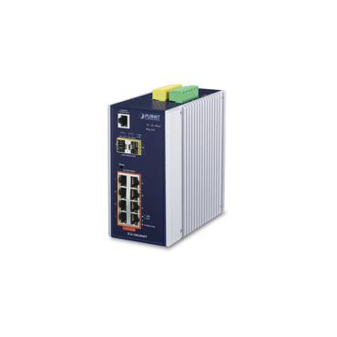 PLANET IGS-10020HPT netværksswitch Administreret L2+ Gigabit Ethernet (10/100/1000) Strøm over Ethernet (PoE) Sort, Hvid