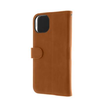 PREMIUM FLIPCASE IPHONE 15 PLUS BROWN