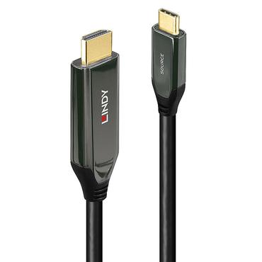 Lindy 3m USB Typ C an HDMI 8K60 Adapterkabel Zum Anschluss eines 8K HDMI Displays an den USB Port Typ C (43369)