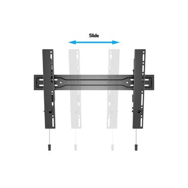 Multibrackets M VESA Wallmount Super Slim Tilt 600 MAX beslag - for fladt panel - slate sort