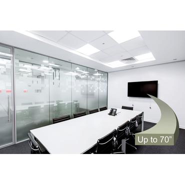 Multibrackets M VESA Wallmount Super Slim Tilt 600 MAX beslag - for fladt panel - slate sort