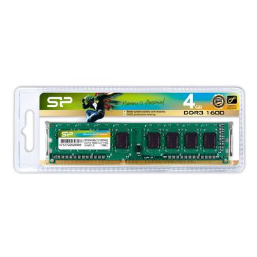 SILICON POWER - 4GB - DDR3 RAM - 1600MHz - DIMM 240-pin - Icke ECC - CL11