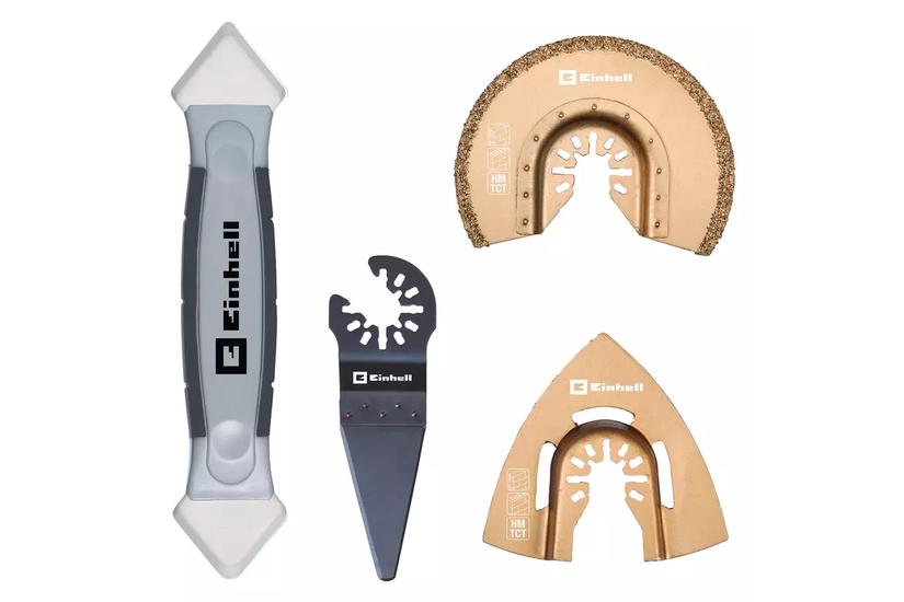 Einhell multi-tool set tiles, 4-part, grinding wheel (for multi-function tools)
