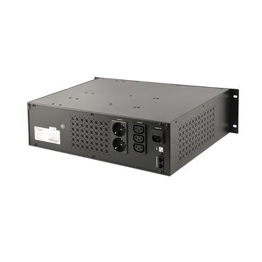 Gembird UPS-RACK-2000 UPS-enhed Interaktivt indgangsstik 2 kVA 1200 W 4 AC stikkontakt(er)