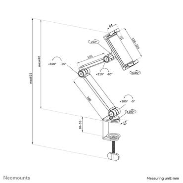 Neomounts ds15-545wh1 monteringssæt
