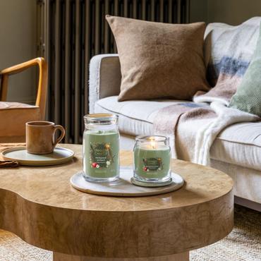 Yankee Candle 2653158E vokslys Rund Gr&oslash;n, Transparent 1 stk