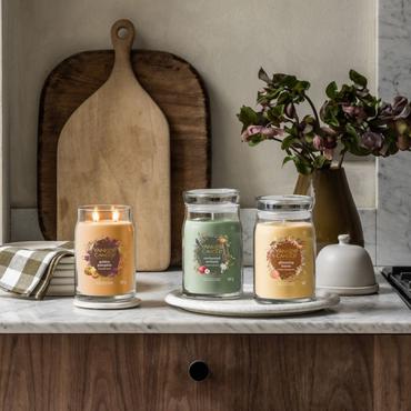 Yankee Candle 2653158E vokslys Rund Gr&oslash;n, Transparent 1 stk