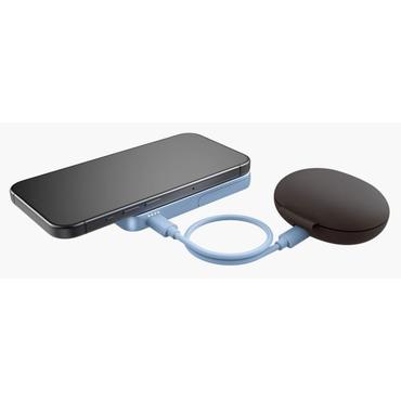 Fresh 'n Rebel 228299 powerbank Lithium polymer (LiPo) 5000 mAh Trådløs opladning Blå