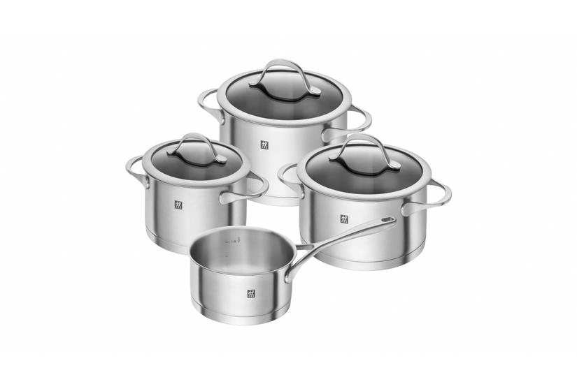 ZWILLING Essence 4-teilige Kochgeschirrset - Edelstahl - Aluminium - Edelstahl - Edelstahl - Edelstahl - Stahl - 1,5 l (66220-003-0)