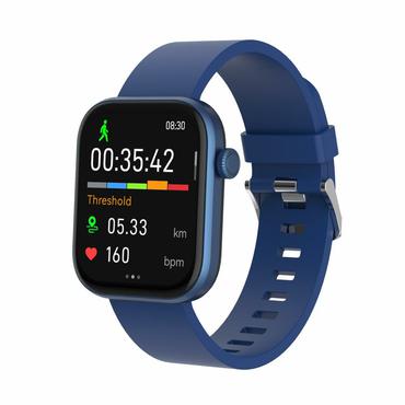 Denver SWC-185BU Smartwatch og sportsur 4,7 cm (1.85") AMOLED Digital 390 x 450 pixel Berøringsskærm Blå