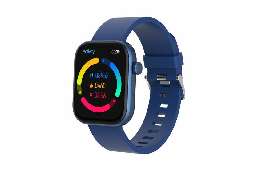 Denver SWC-185BU Smartwatch og sportsur 4,7 cm (1.85") AMOLED Digital 390 x 450 pixel Berøringsskærm Blå