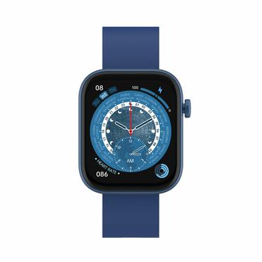 Denver SWC-185BU Smartwatch og sportsur 4,7 cm (1.85") AMOLED Digital 390 x 450 pixel Berøringsskærm Blå