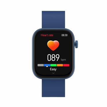 Denver SWC-185BU Smartwatch og sportsur 4,7 cm (1.85") AMOLED Digital 390 x 450 pixel Berøringsskærm Blå