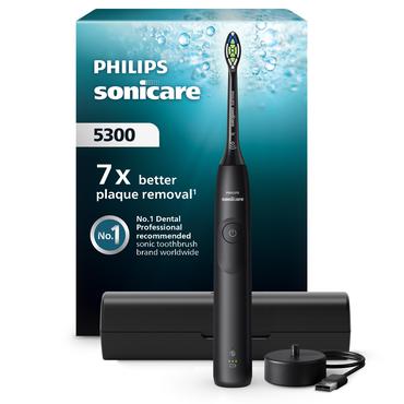 Philips Sonicare 5300, HX7101/02, Sonic toothbrush, Black. 

Philips Sonicare 5300, HX7101/02, Sonisk tandborste, svart.