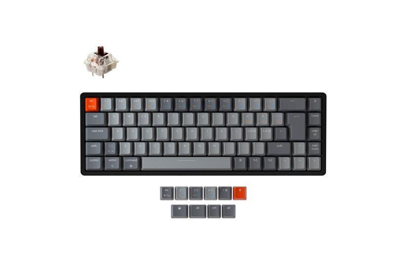 Keychron K6 RGB Aluminium Gateron Brown Switch
