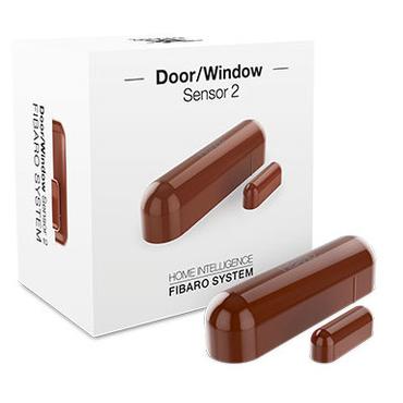 Fibaro FGDW-002-6 dør/vindue sensor Trådløs Brun