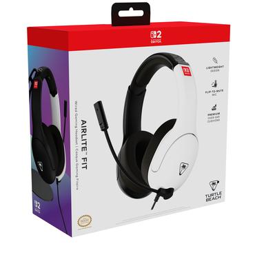 Turtle Beach Airlite Fit Headset Ledningsført Spil Sort, Hvid