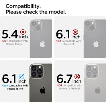 Spigen AGL03391 Skærm og -bagsidebeskytter til mobiltelefon Klar skærmbeskytter Apple 1 stk