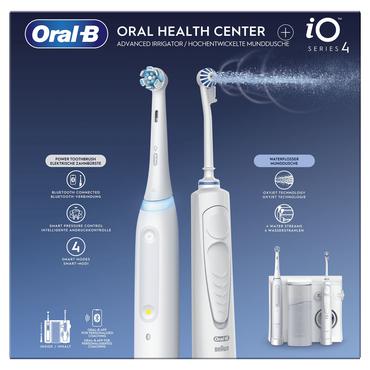 Oral-B iO4 & OxyJet Voksen Roterende, pulserende tandbørste Hvid