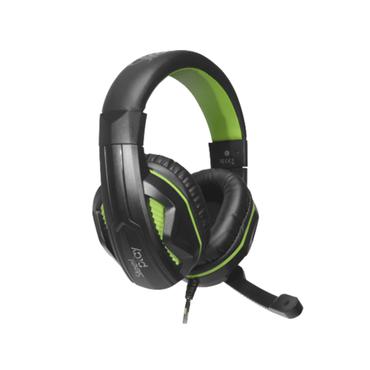 Steelplay HP45 Headset Ledningsført Spil Sort, Grøn