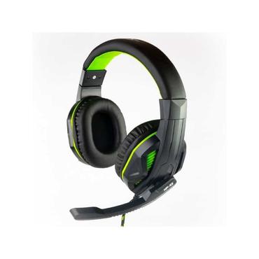 Steelplay HP45 Headset Ledningsført Spil Sort, Grøn