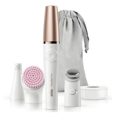 Braun SE912 FaceSpa Pro Epilator with accessories, White