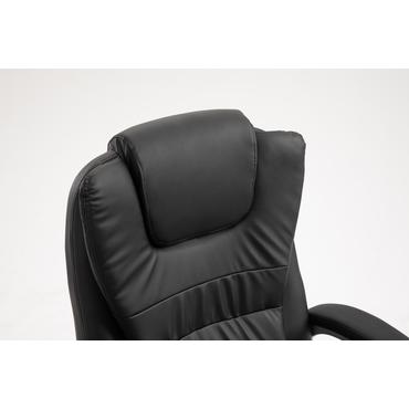 Office chair with massage  heated ACTIVEJET YK7304 black