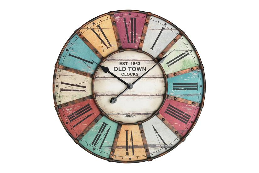 TFA 60.3021 Vintage Old Town XXL Design Wall Clock