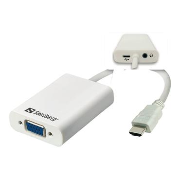 Sandberg HDMI to VGA+Audio Converter