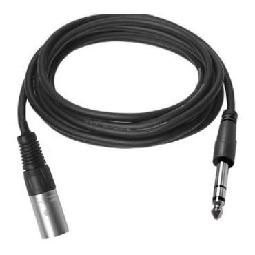 XLR M - Stereo Jack 6.35mm 1