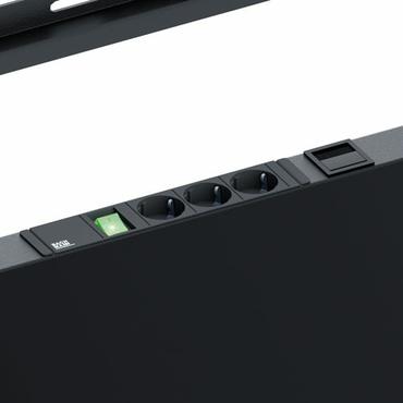 HAGOR Pro-Tower L vagn - f&ouml;r flat panel/ LCD display - svart