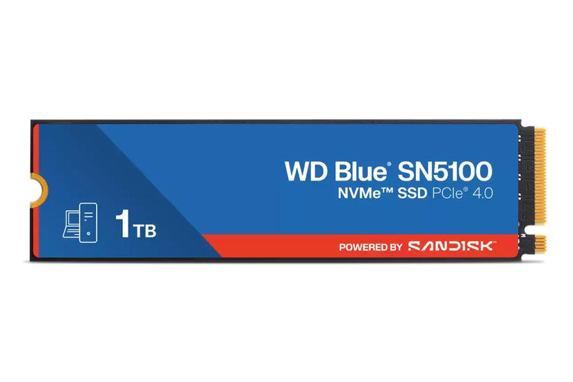 Western Digital WD Blue SN5100 1 TB M.2 PCI Express 4.0 NVMe QLC 3D NAND