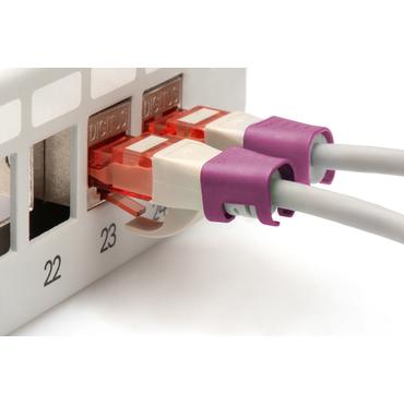 COLORCLIPS-PATCH CABLE MAGENTA
